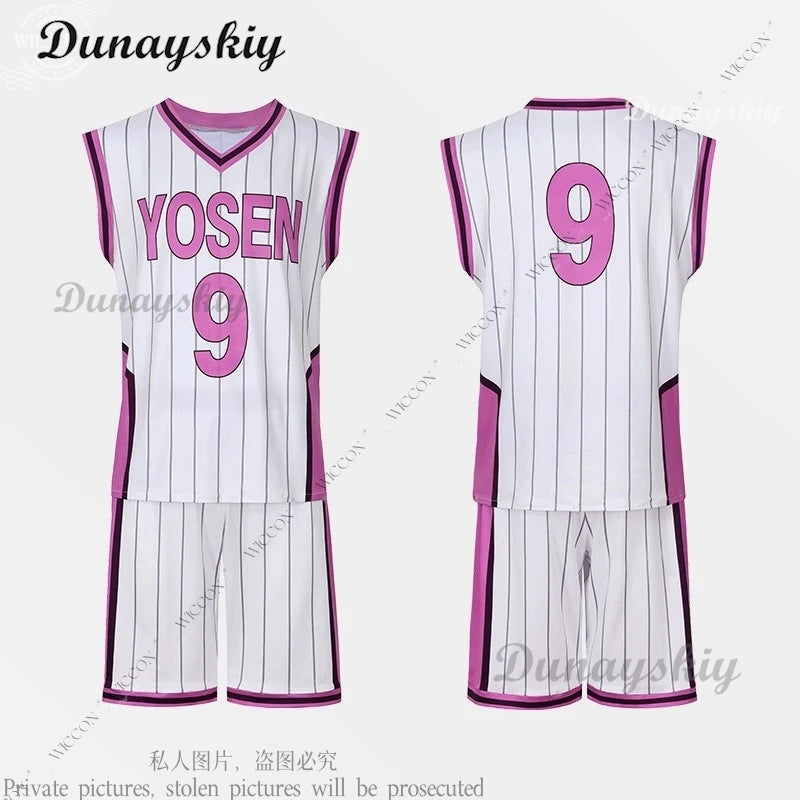 Kuroko Tetsuya Seijuurou Akashi Ryouta Kise Shintarou Midorima Atsushi Murasakibara Taiga Kagami Daiki Aomine Ball Uniform Wig