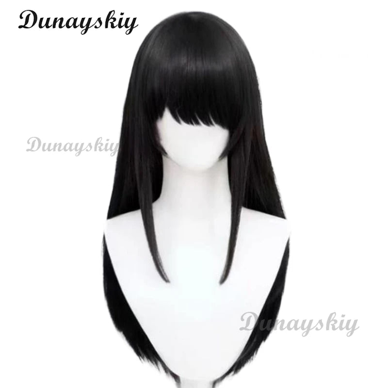 Anime Gintama Costumes Katsura Kotarou Cosplay Costume Wig Kimono Suit Japanese Wafuku Outfit Adult Size Halloween Carnival