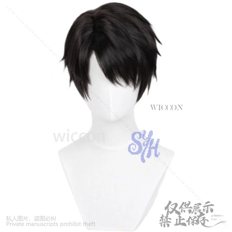 Anime Demon Saja Boy Jinu Cosplay Korea Idol Short Straight Hair For Handsome Boy Halloween Party Heat Resistant Customized