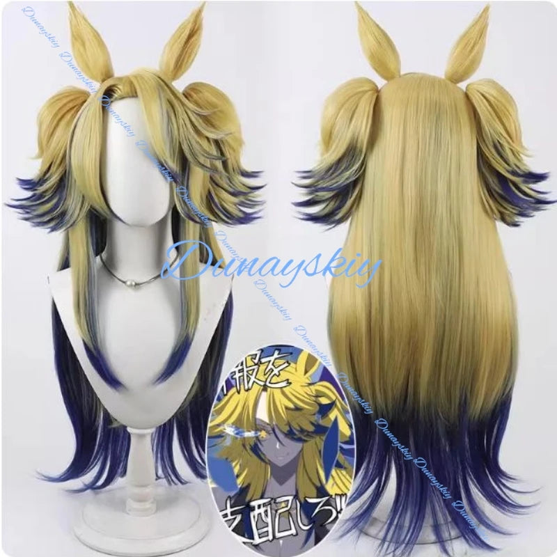 Umamusume Pretty Derby Obey Your Master Cosplay Wig 2-color Synthetic Hair Ears and Tail Women Anime Halloween Party Accessories