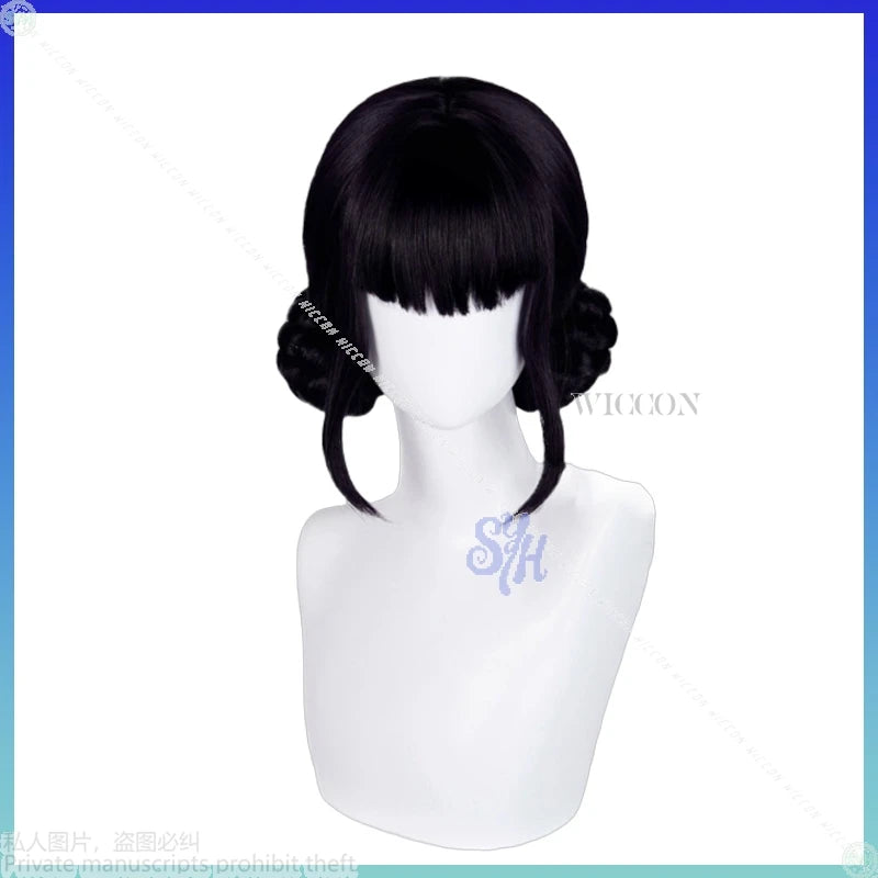Zoey Cosplay Kpop Demon Korea Girl Group Anime Black Wig Idol Jirai Kei Girls Props Earring Rings Halloween Christmas Party 코스프레