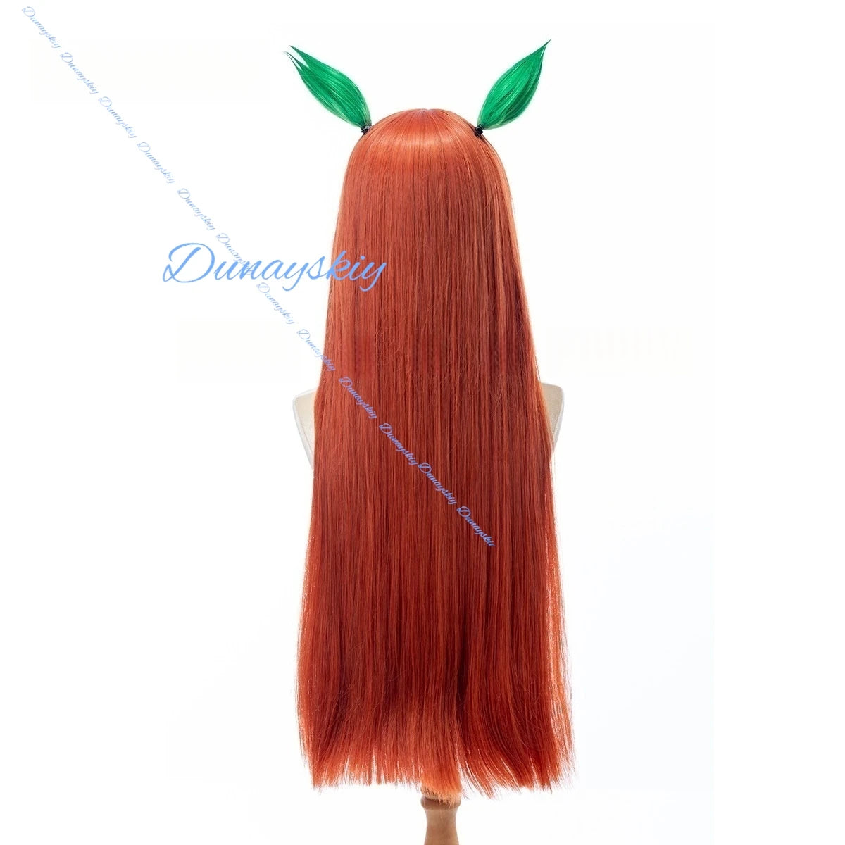 Anime Uma Musume Pretty Derby Silence Suzuka Cosplay Wig Headwear Women Heat Resistant Synthetic Long Orange Hair Wigs