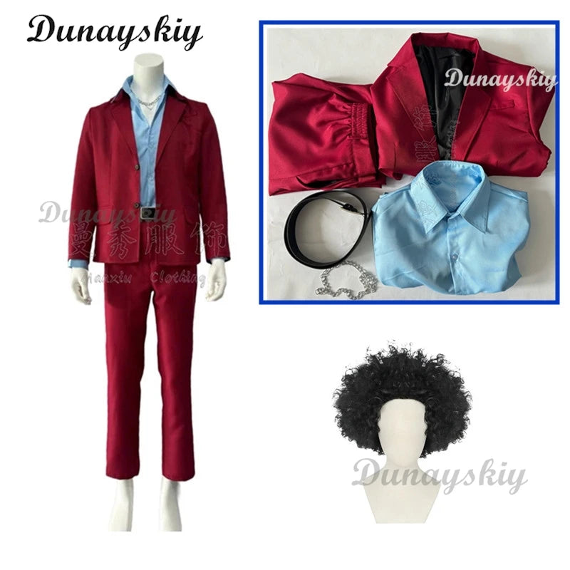 Game Kasuga Ichiban Cosplay Costume Wig Black Adult Leather Shoes Dailywear Cosplay Shoes Boots Halloween Christmas