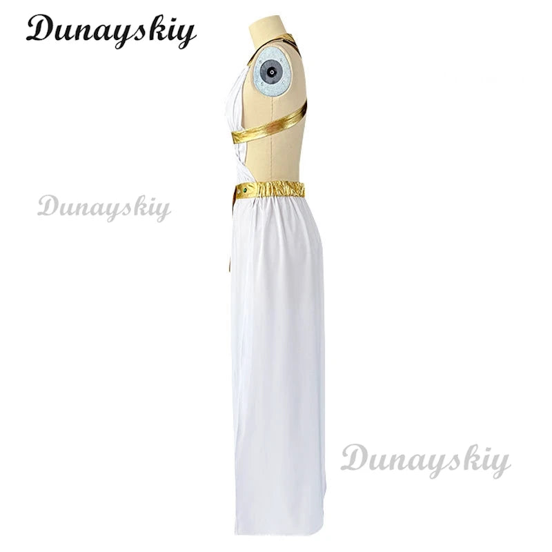 Ankha Cosplay Costumes Egyptian Queen Dresses Game Animal Crossing Role Play Uniform Halloween Carnival Dressing For Women