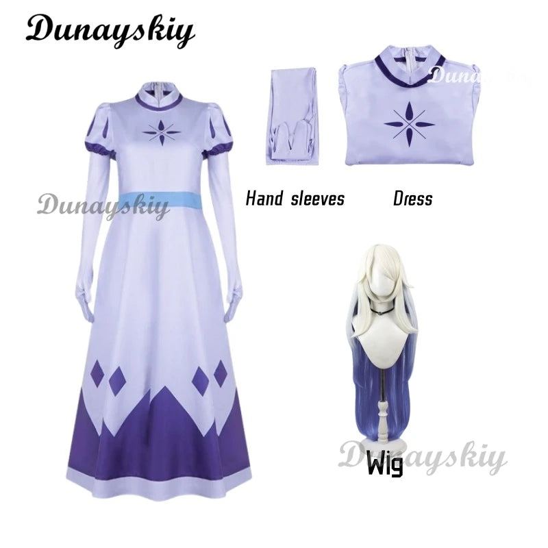 Hazbin Angel Emily Cosplay Costume Seraphim Cosplay Halo Hotel Women Fancy Dress Outfit Halloween Uniform Hasbin Hazubin Suit