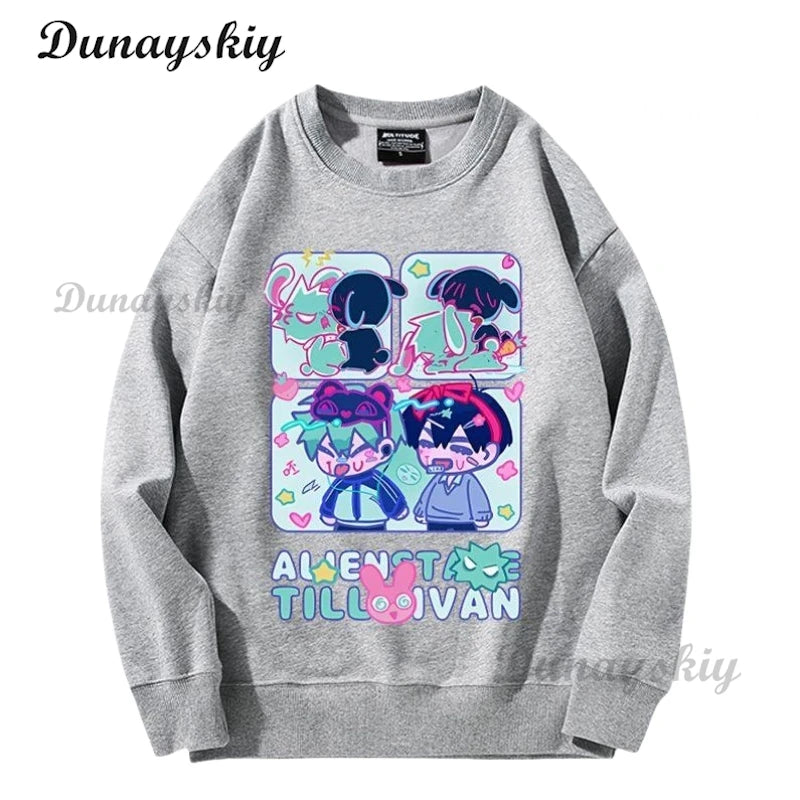 Alien Stage Ivan Cosplay Costume Round 6 Ivan Wig Long Black Windbreaker Pant Uniform Suit Party Carnival Outfit Halloween Party