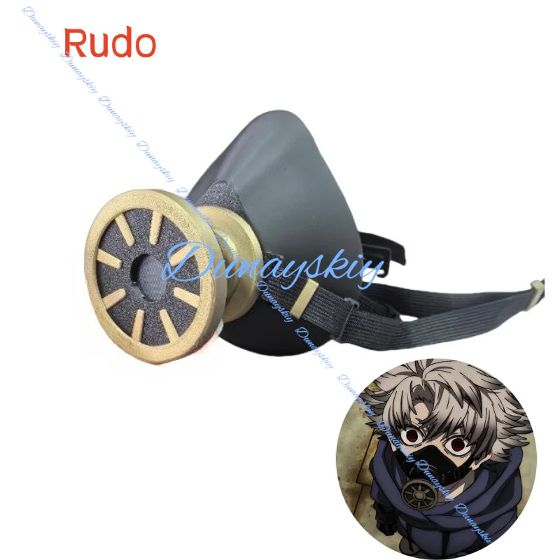 Anime Gachiakuta Riyo Reaper Rudo Zanka Cosplay Prop Riyo Reaper Mask PLA Material Akuta Cleaners Prop Halloween Carnival