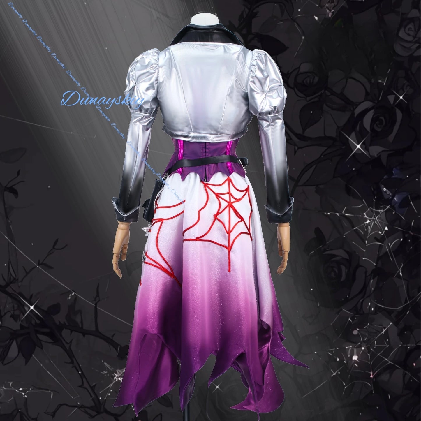 Game Identity Ⅴ Emily Dyer Doctor Lydia Jones Cosplay Costume Coat Purple Dress Uniform Woman Sexy Carnival Halloween Suit