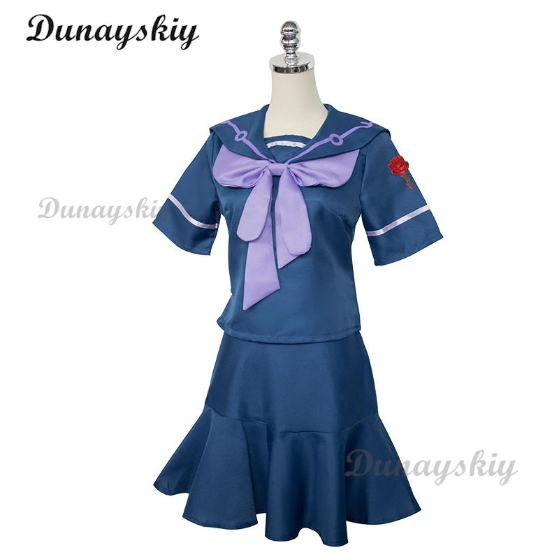 JoJo's Yamagishi Yukako Cosplay Costume Wig Women JK Uniform Clothes Skirt Accessories Cosplay Customized Bizarre Adventure