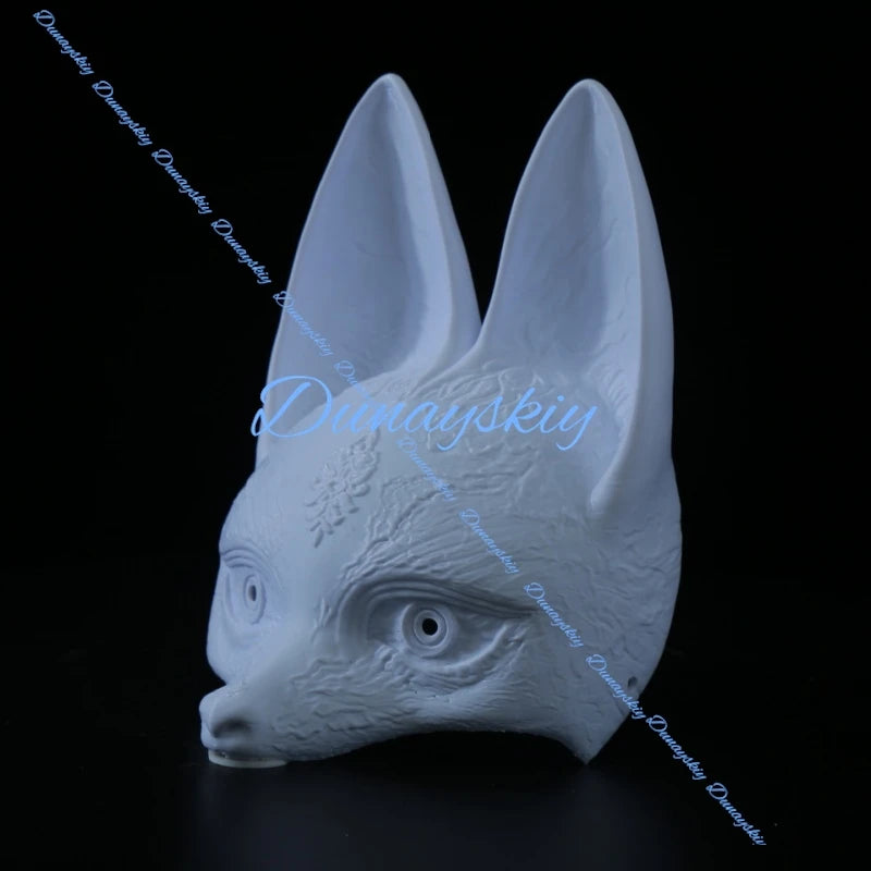 Game SILENT Fox Mask Shimizu Hinako Cosplay Mask HILL Adult 3D Printing Mask DIY Fox Helmet Halloween Party Prop