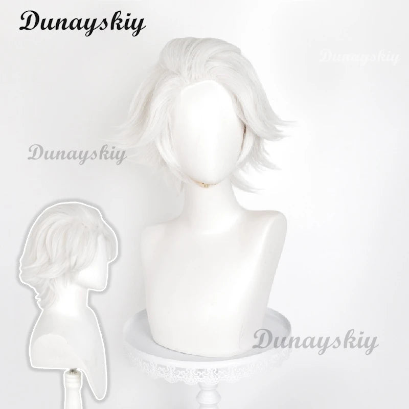 Anime To Be Hero X Nice Cosplay Costume Wig Jumpsuit PU Leather Cloak Lin Ling Halloween Party Men Uniform Full Set