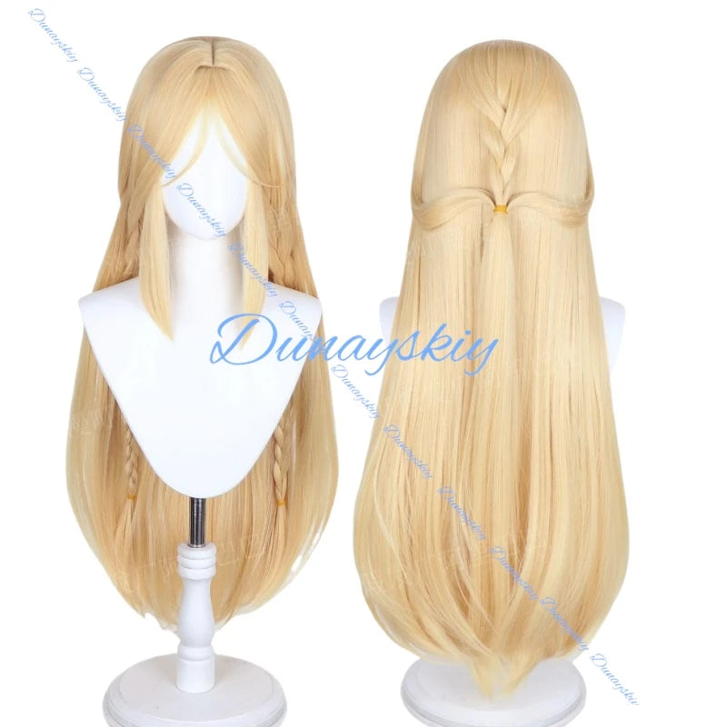 Wuthering Waves Cartethyia Cosplay Costume Wig Swimsuit Women Dress Headwear Ears Set Halloween Party Role Playing Outfit