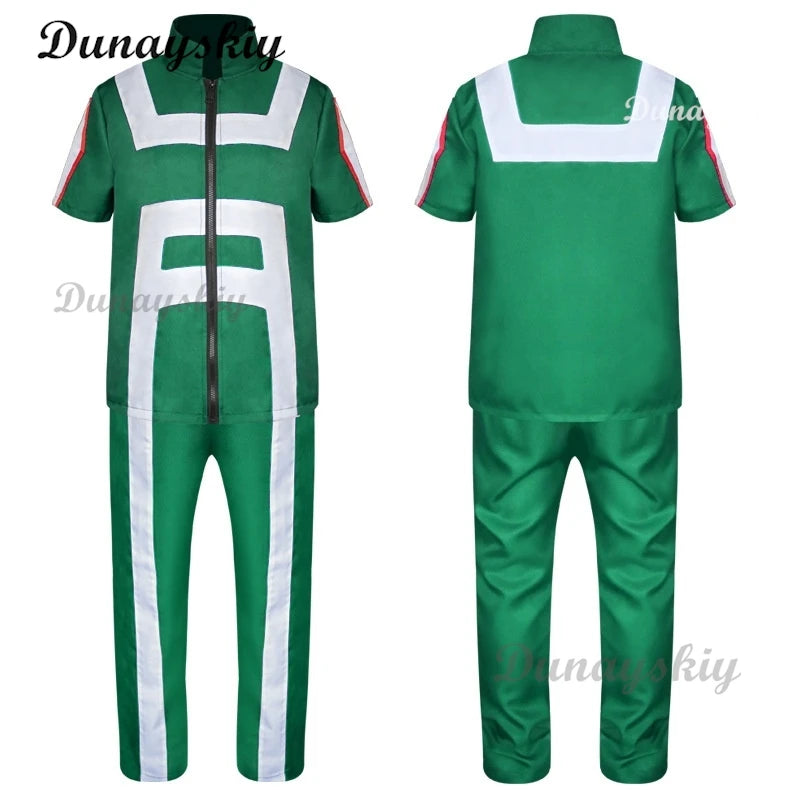 Anime My Hero Costume Academia Men Gym School Uniform For Baku No Hero Bakugou Katsuki /Todoroki Halloween Cosplay Carnival Suit