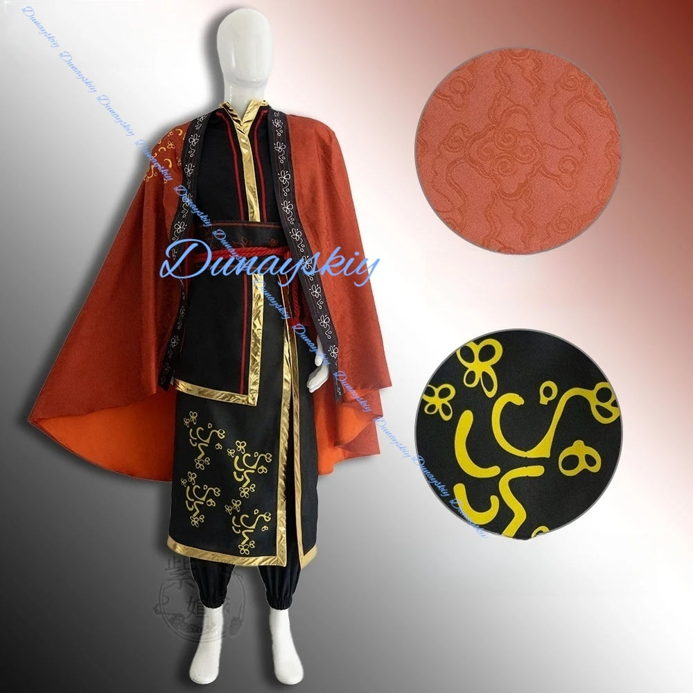 Wei Cosplay Costume Wig Anime Limbus Company Wei Cospaly Men Woman Outfits Halloween Party Uniform Suit Shoe