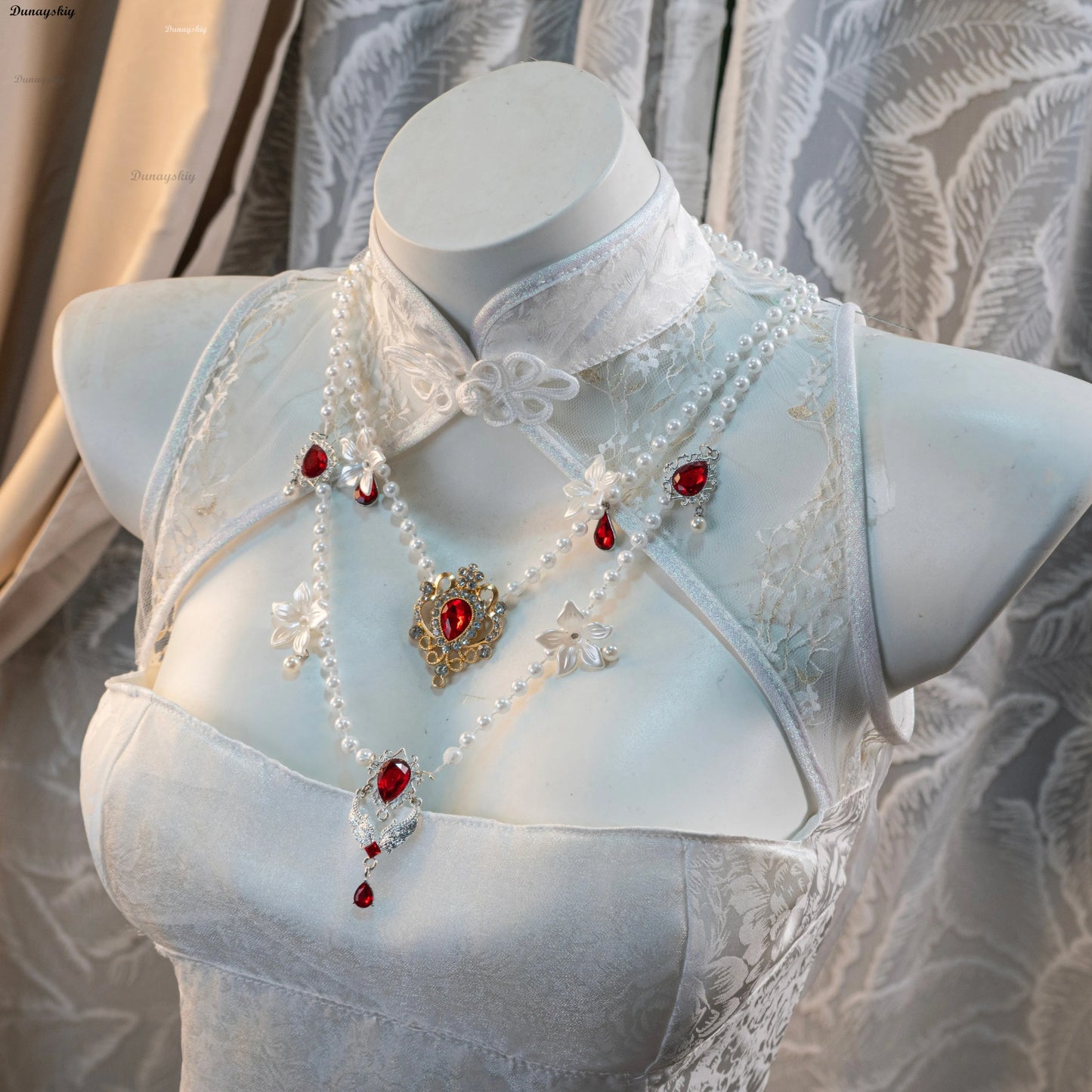 Game Nikke The Goddess of Victory Modernia Marian Cosplay Costume White Cheongsam Butterfly Love Flower Dress Halloween Outfits