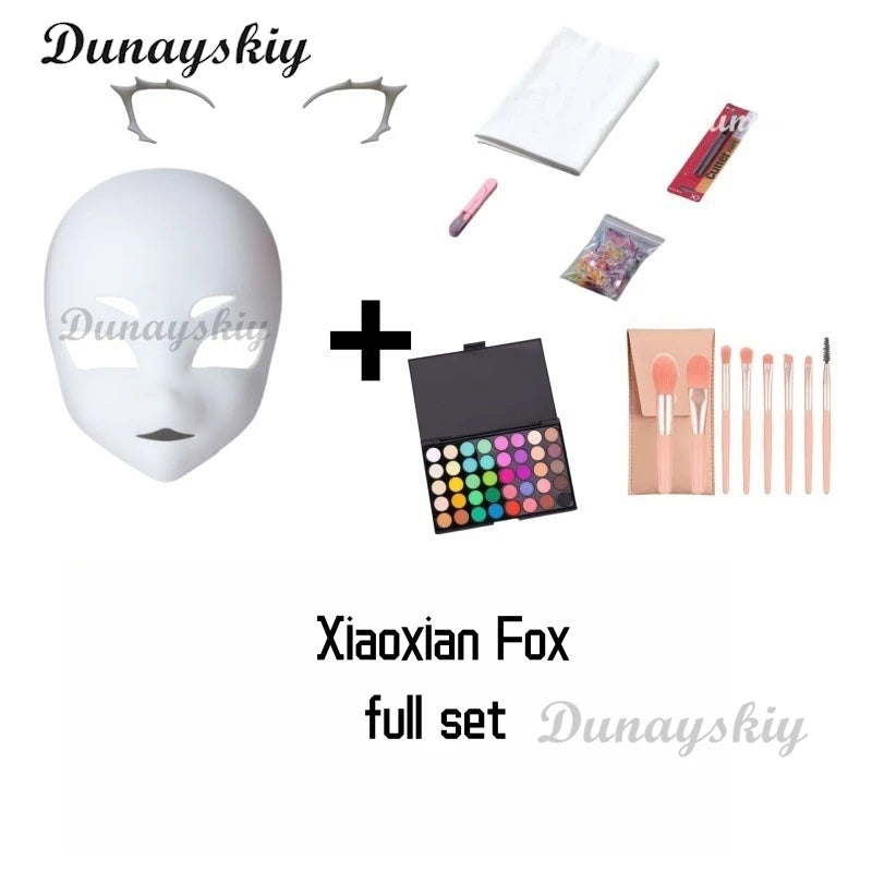 Furry Animal Kigurumi Base Beast Head Mask Cosplay Skull DIY Thicken Plastic Masks Carnival Anime Halloween Party Costume Props