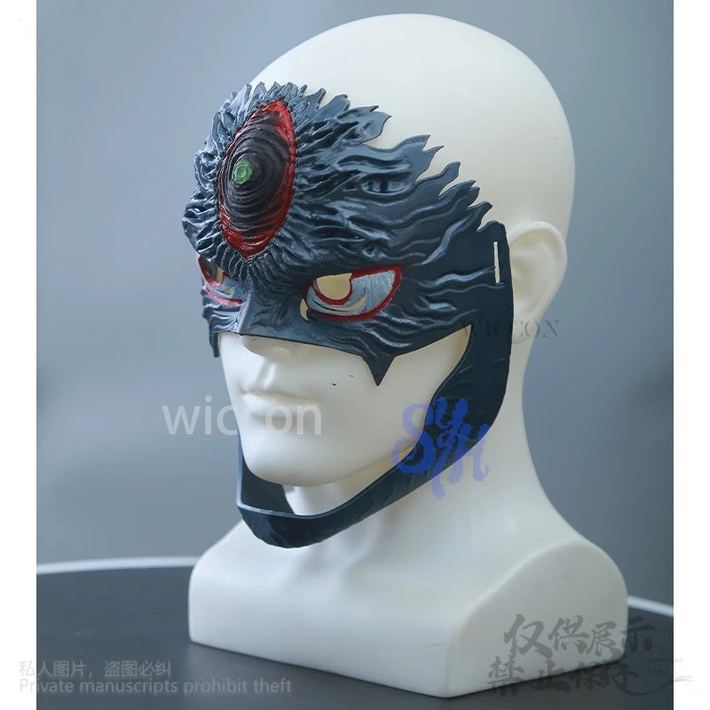 Anime JJ Enjōji Jin Cosplay Dandadan SE2 Costume Evil Eye 3D Polylactic Acid Base Mask Horror Halloween Christmas Party Gifts
