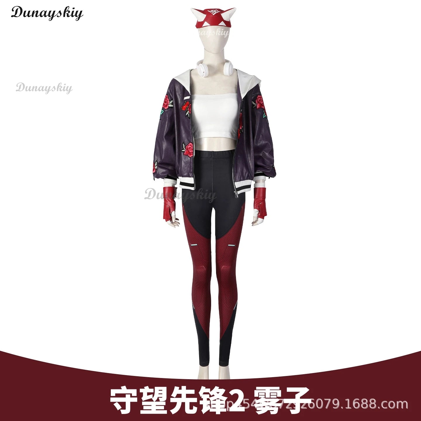 Over2 Kiriko Cosplay Costumes Skin Athleisure Watch Coat Pants Women Suit Game Clothes Halloween Party Wig Props Uniform Set