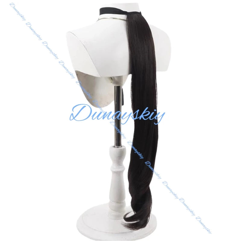 Game Pretty Derby Hokko Tarumae Cosplay Wig Ear Tail Umamusume Pastel Marine Locodol 2 Styles Hair Hallowmas Party Adult Women