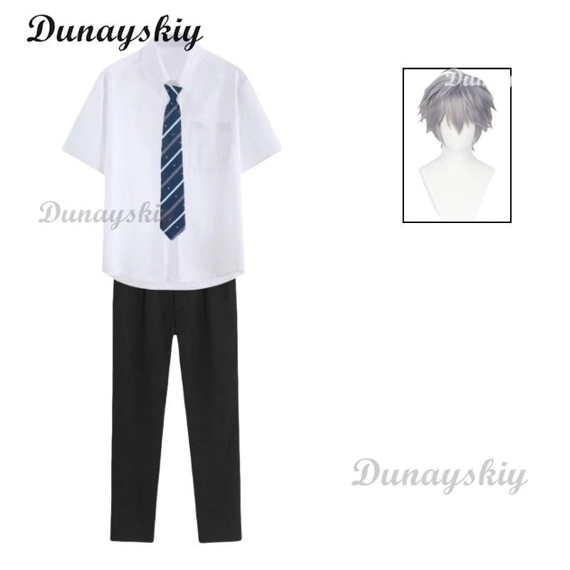 Anime Alien Stage Till Cosplay Costume Wig Prop Bag School Uniform Clothing Holloween Party Show RolePlay Set Customized