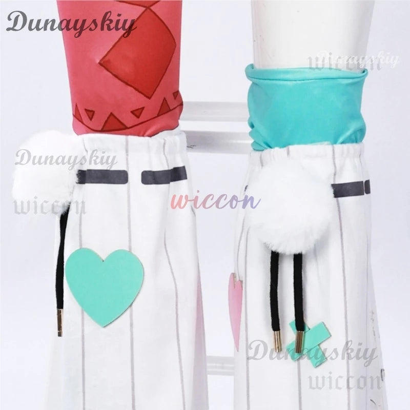 Game Genshin Impact Varesa Cosplay Varesa Cosplay Wig Horn Accessory Uniform New Dress Suit Anime Shoes Carnival Party Outfit