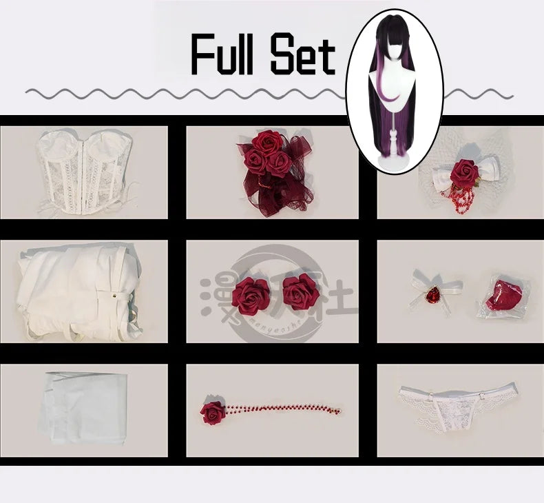 Game NIKKE：The Goddess of Victory Mihara Cosplay Binding chains Costume Women's Sexy New Dress Waist Cover Wig Props Uniform