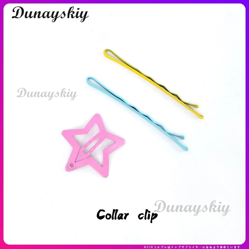 Game NEEDY GIRL OVERDOSE KAngel Cosplay Rhinestone Bowknot Hair Clips Lolita Girls Colorful Headwear Gift Customized