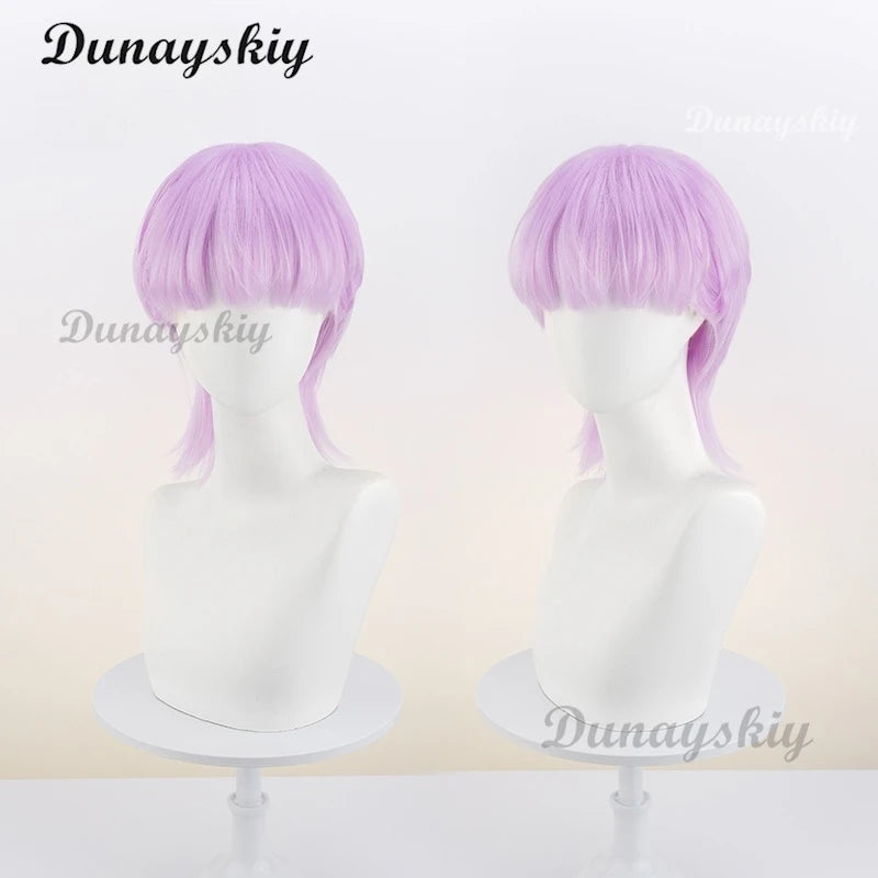 Anime Panty & Stocking Purple Blue Wig With Garterbelt Cosplay Wig New Angel Polyester Polyurethane Brother Halloween Carnival