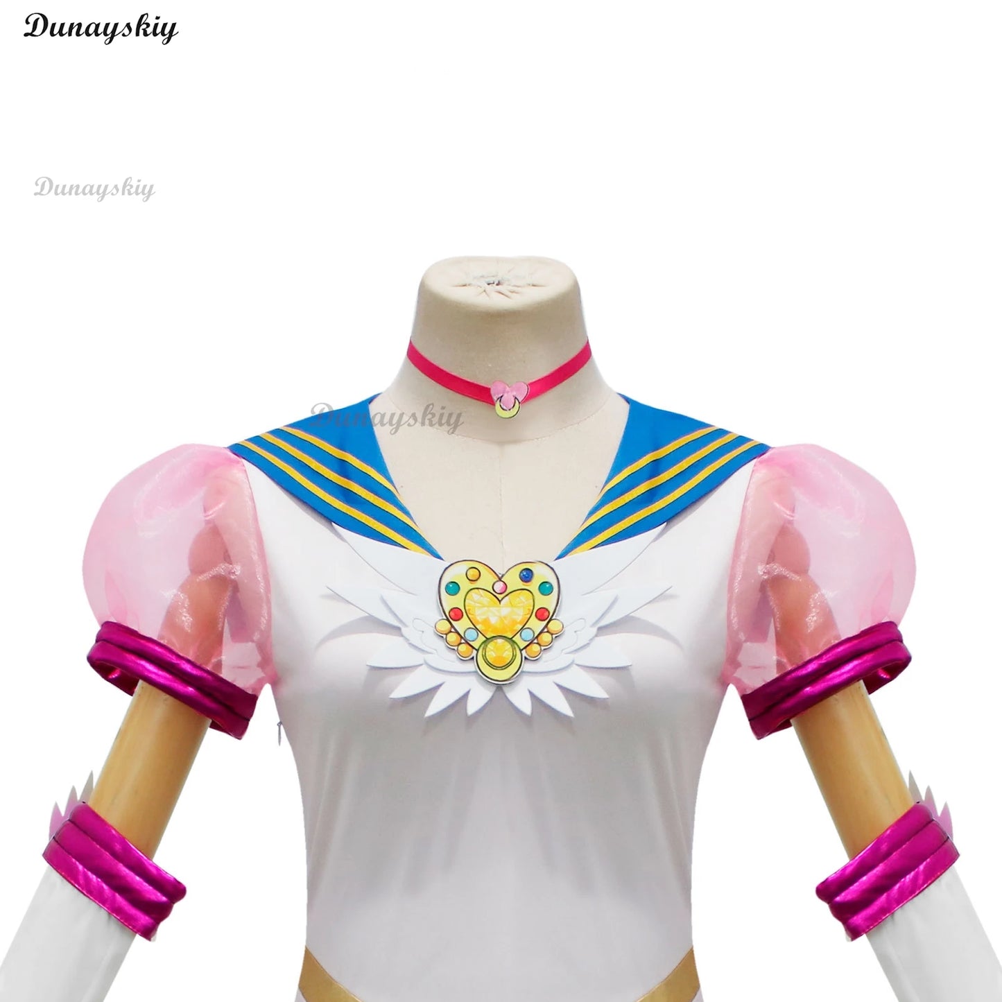 Anime JK Sailor Cosplay Costume Wig Tsukino Usagi Uniform Dress Outfits Cosplay Yellow Wig Halloween Carnivl Party Women