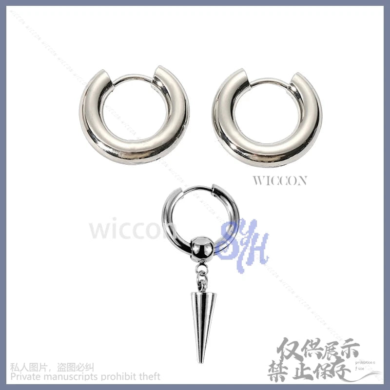 Saja Boy Mystery Cosplay Wigs Anime Movie Demon Purple-gray Synthetic Short Straight Hair Curling Hair Accessories Halloween Cos