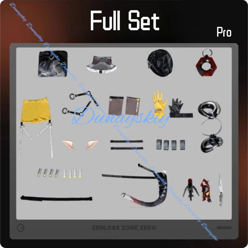 Game Zenless Zone Zero Orphie Cosplay Costume Uniform Halloween Carnival Party Christmas Play Role Clothes Clothing