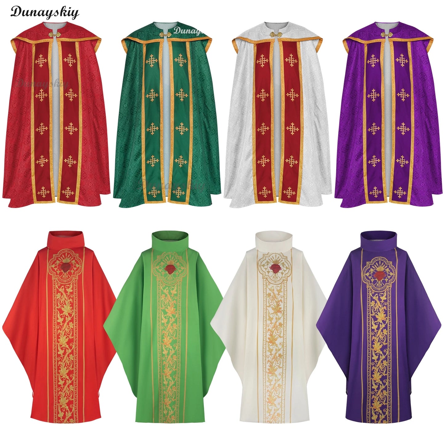 Muslim Dress Cloak Cape Cosplay Costume Jubba Thobe Prayer Robe Gown Retro Medieval Priest Monk Missionary Party Halloween