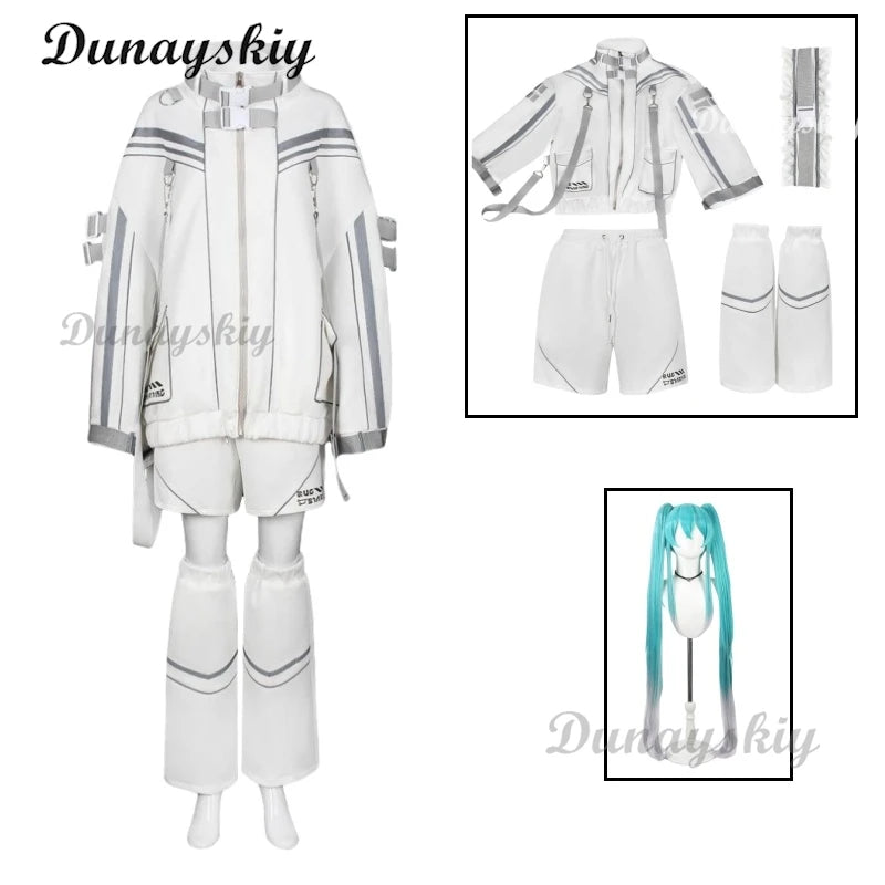 Anime Miikkuu Cosplay Original Punk Patchwork Oversized Coat Casual Wide-Leg Pan Otaku Women Outfits Japanese Jirai Kei Suit