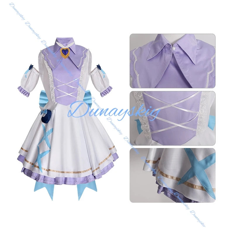 Needy Girl Overdose KAngel Ame Chan Cosplay Costume Wig Anime JK Uniform Birthday Dress Wand Prop For Women Girls Halloween