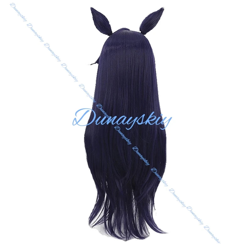 Game Umamusume Pretty Derby Verxina Cosplay Wig Ear Tail Event SSR Speed Virushiina Long Hair For Hallowmas Party Adult Women
