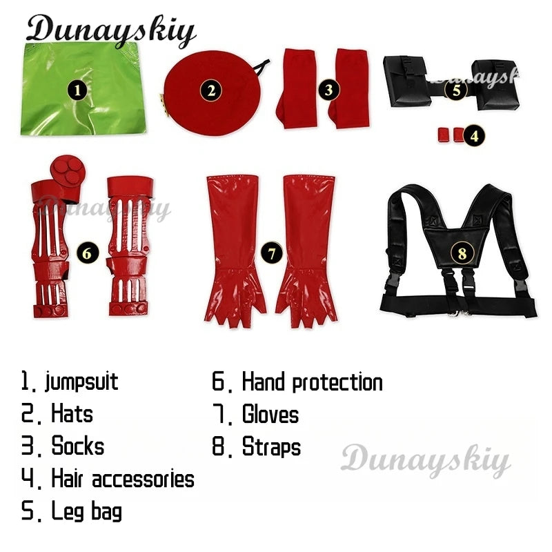 Fighting Game SF Cammy White Cosplay Leather Suit Bikini Bodysuit Glove Hat Strap Wig Stocking Halloween Costumes Women Jumpsuit