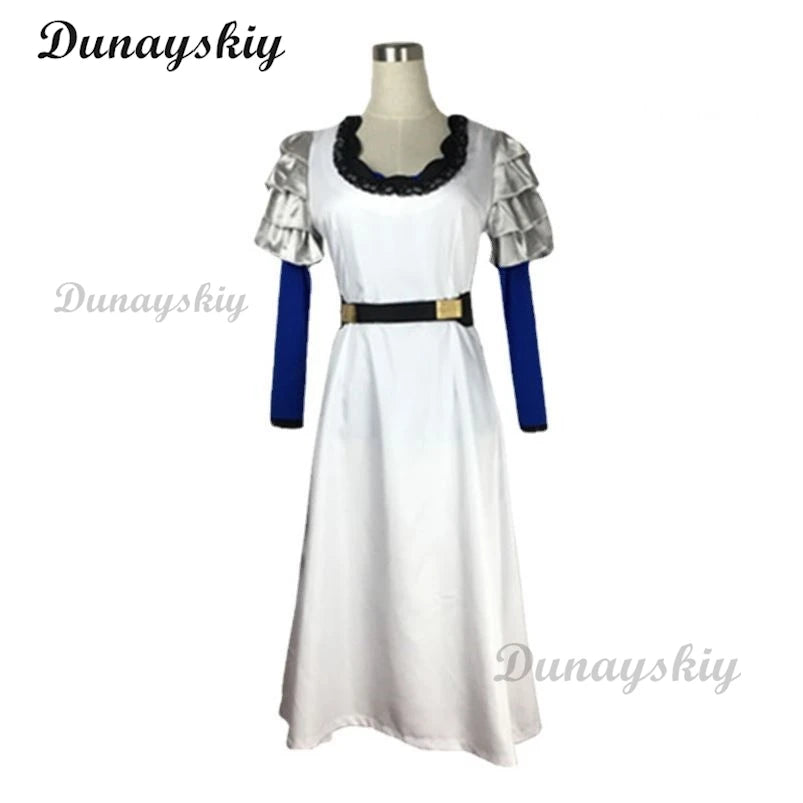 Kamishiro Rize Cosplay Costume Wig Glasses Hair Band Shoes Long Sleeve Dress Accessories Women Role Play Comic Anime Suit Outfit