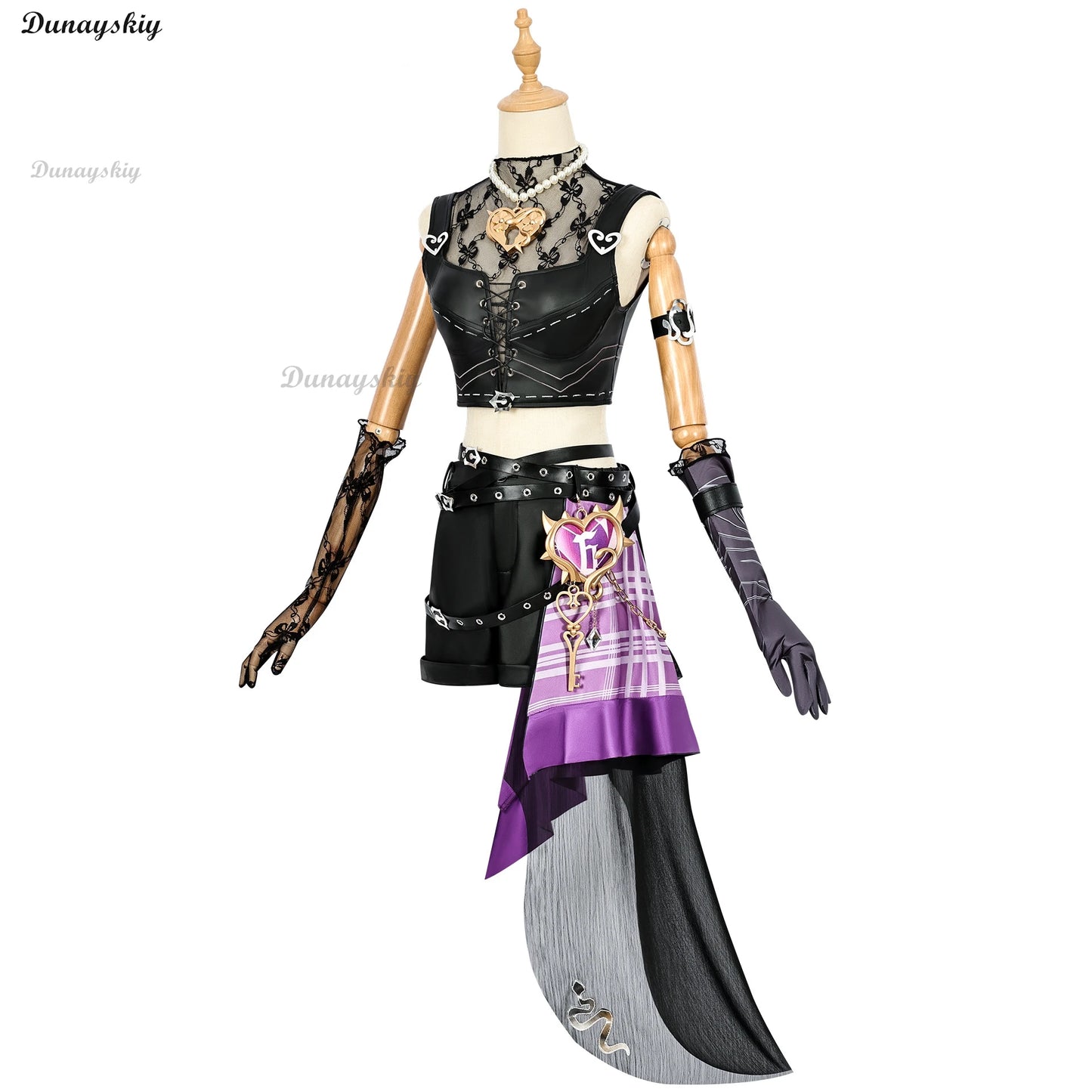 Game Identity V Mechanic Lock Core Anime Cosplay Costume Wig Tracy Reznik Suit Glove Glasses Hat Props Women Halloween Party Set