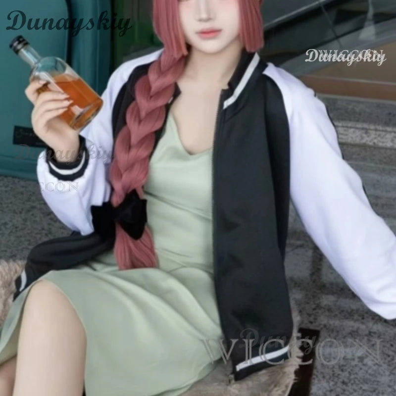 BOCCHI THE ROCK! Kikuri Hiroi Hoodie Cosplay Costume Shima Iwashita Baseball Uniform Hooded Girl Men Anime Zipper Jacket Outfit