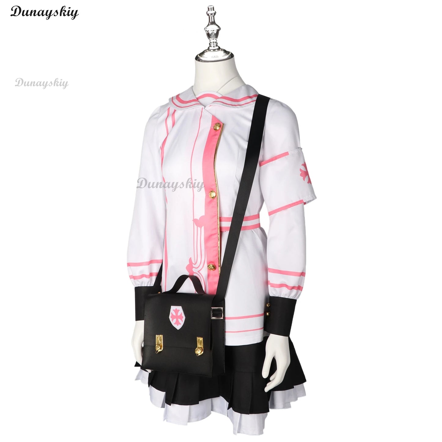 Game Blue Archive Sumi Serina Cosplay Costume Wig Women Uniform Casual Jacket Skirt Wig Nurse Hat Bow Halloween Party Suit