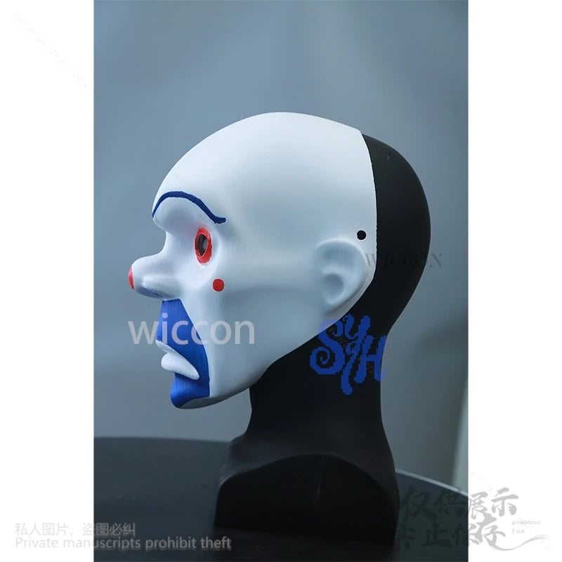 Joker 3D Polylactic Acid Horror Mask Anime Movie Bank Knight Cosplay Props Masquerade Halloween Christmas Party Gifts Customized
