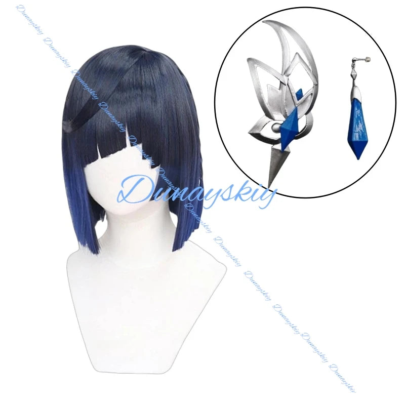 Genshin Impact Yelan Cosplay Yelan Genshin Cosplay Costume Wig Shoes Game Tranquil Banquet Cosplay Halloween Role Play Uniform