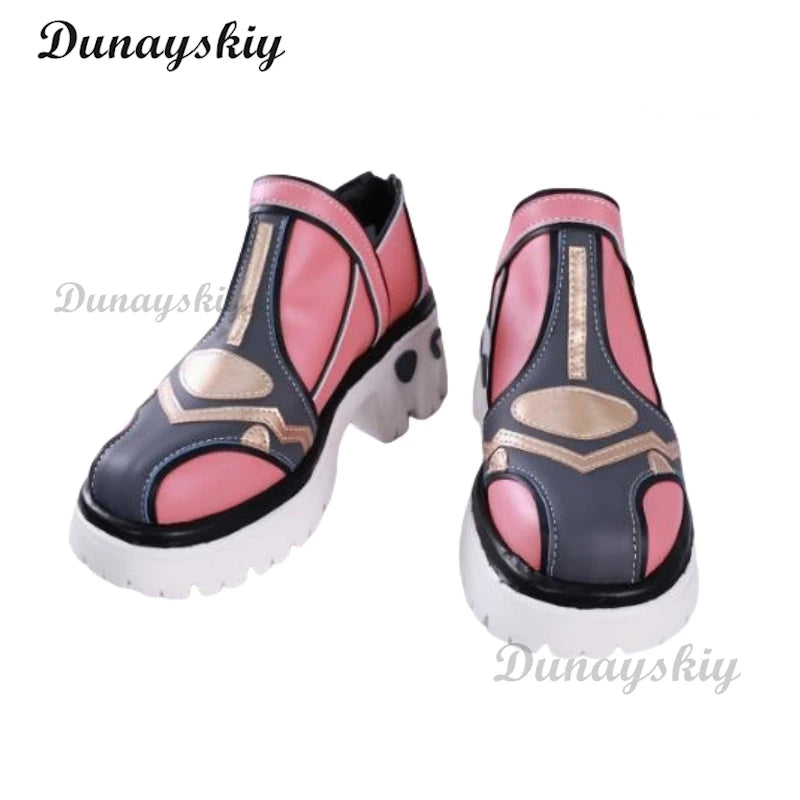 Genshin Impact Varesa Cosplay Costume Wig Skirt Headwear Tail Natlan Collective of Plenty Halloween Party for Women Girls Props