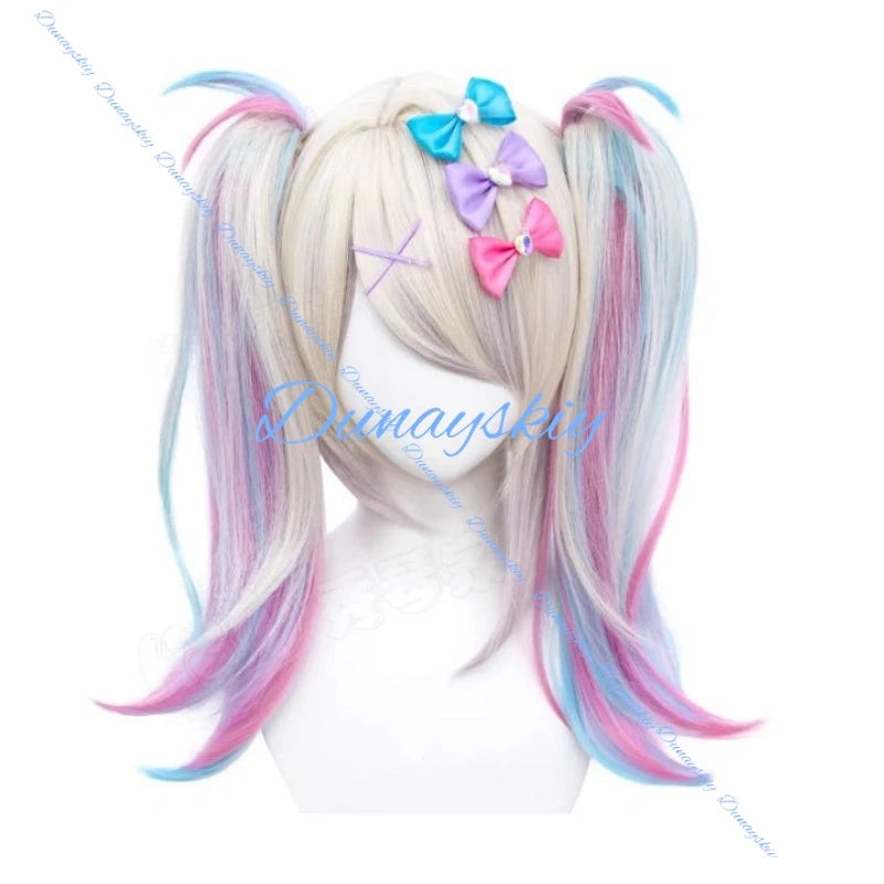 Anime Game NEEDY GIRL OVERDOSE KAngel Abyss Cosplay Costume Wig Straps Skirt Princess Dress Woman Sexy Kawaii Birthday Party Set