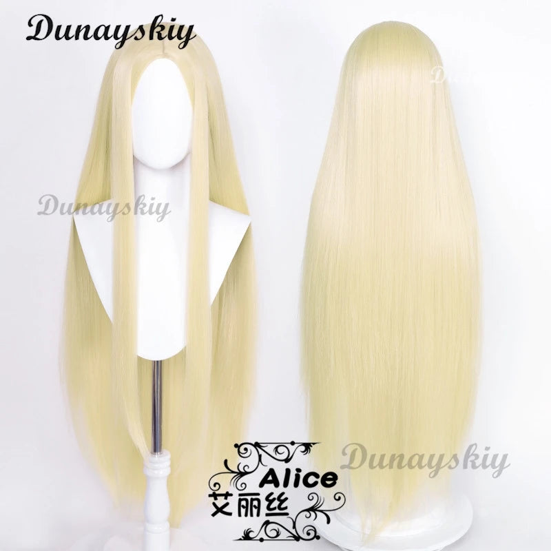 Hazzbin Cherry Bomb Wig Anime Cosplay Rainbow Color Hair Hotel Woman Cosplay Pre Crimped Wig Hair Heat Resistant