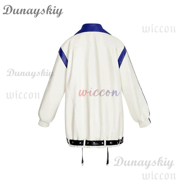 Azusawa Kohane Cosplay Costume Project Sekai Cosplay Fancy Party Suit Coat Shirt Pants Necklace Wig for Halloween Carnival Suit