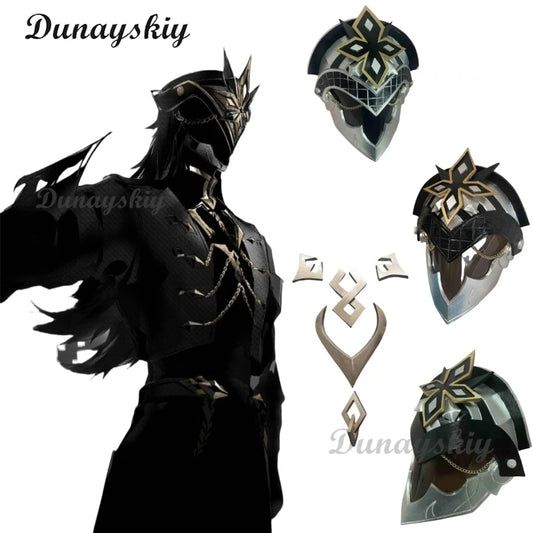 Genshin Impact Fatui The Captain Capitano Masks Cosplay Adult EVA Helmet Mask Ornaments Halloween Costume Prop