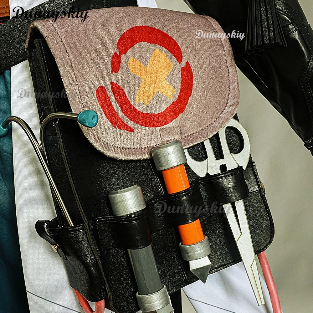 Genshin Impact Ifa Cosplay Costume Wig Uniform Hat Tlalocan Flower-Feather Clan Natlan Halloween Party for Women Men Carnival