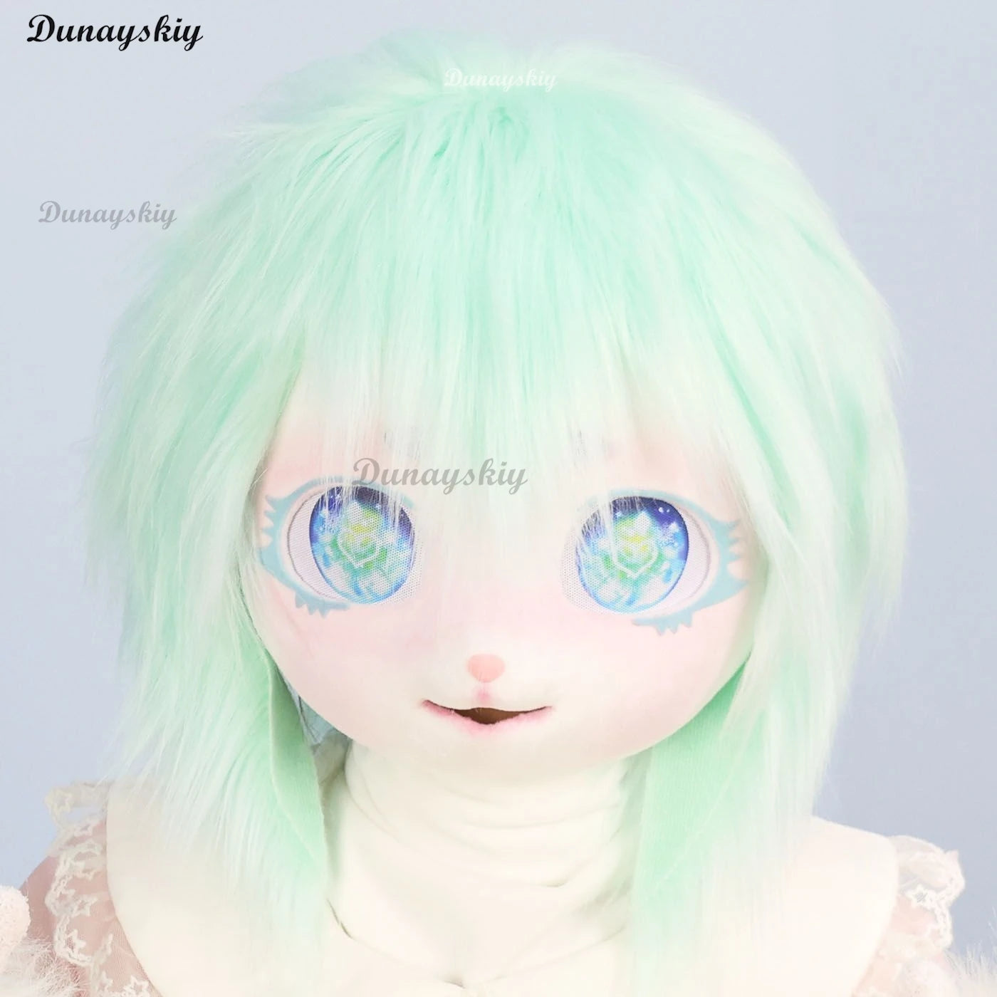 New Kigurumi Fursuit Cosplay Animal Mask Furry Costume Paw Head Furry Kig Cat Rabbit Doll Beast Performance Props Kids Gift