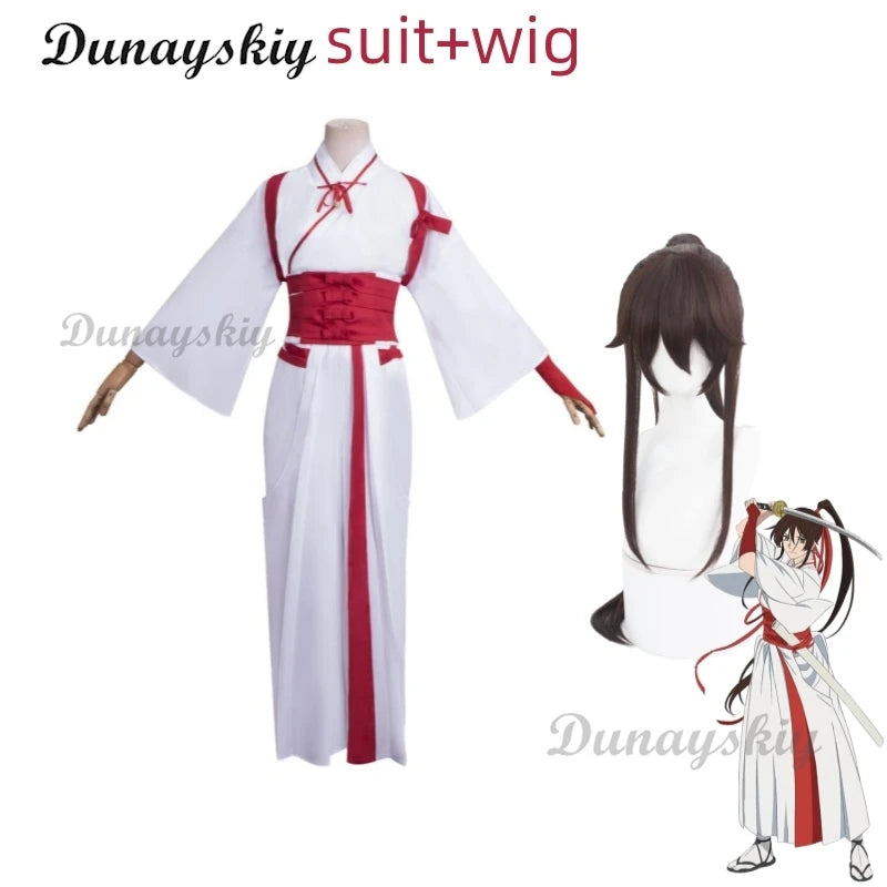 Yamada Asaemon Sagiri Jigoku Raku Hell's Paradise Hells Paradise Jigokuraku Cosplay Costume Wig Ninja Uniform Halloween